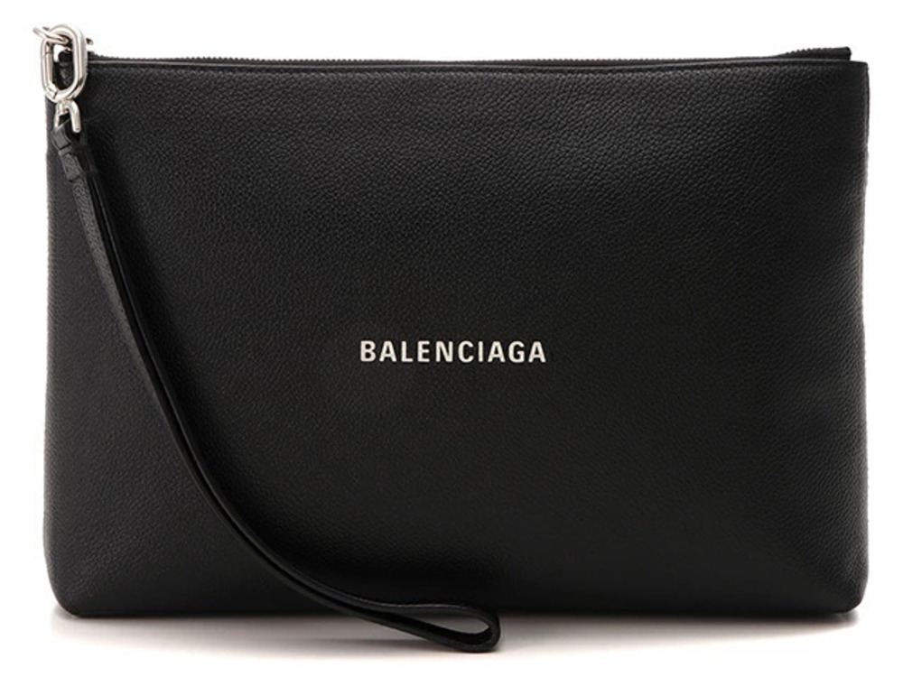 Balenciaga Clutch Bag Black White AH